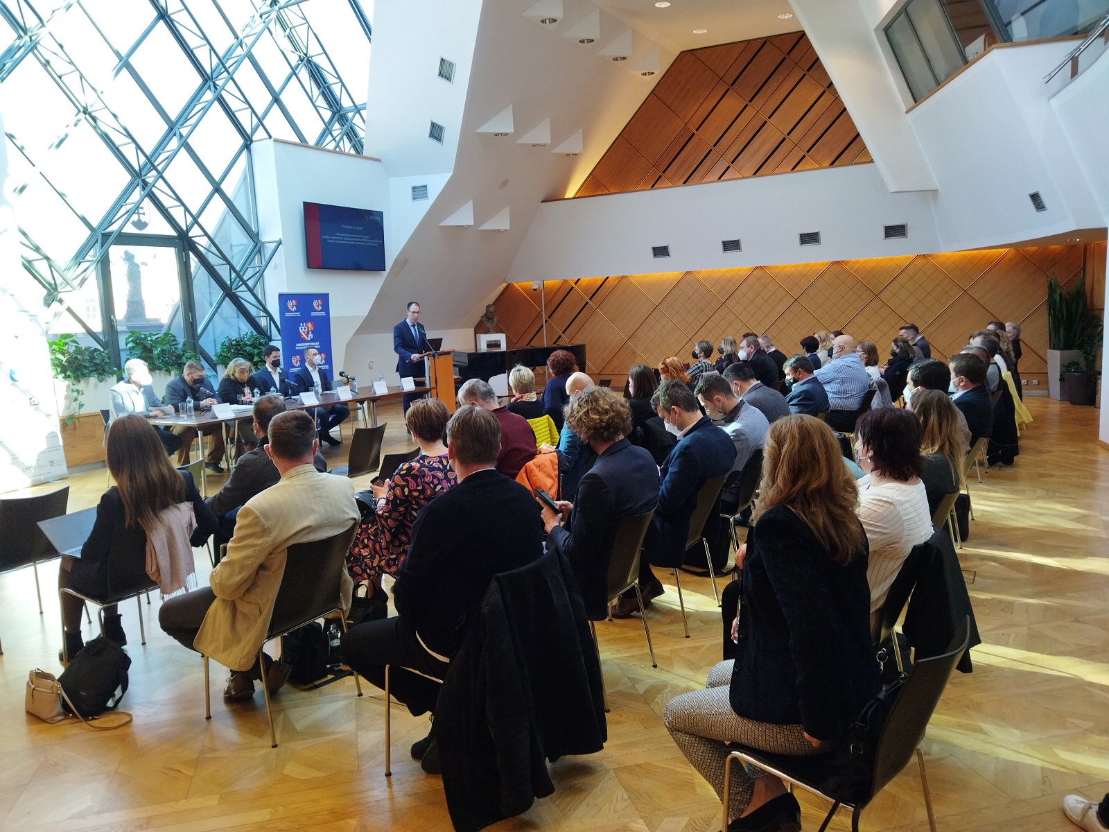 Prezentácia projektu CISZS v Cikkerovej sieni v Banskej Bystrici